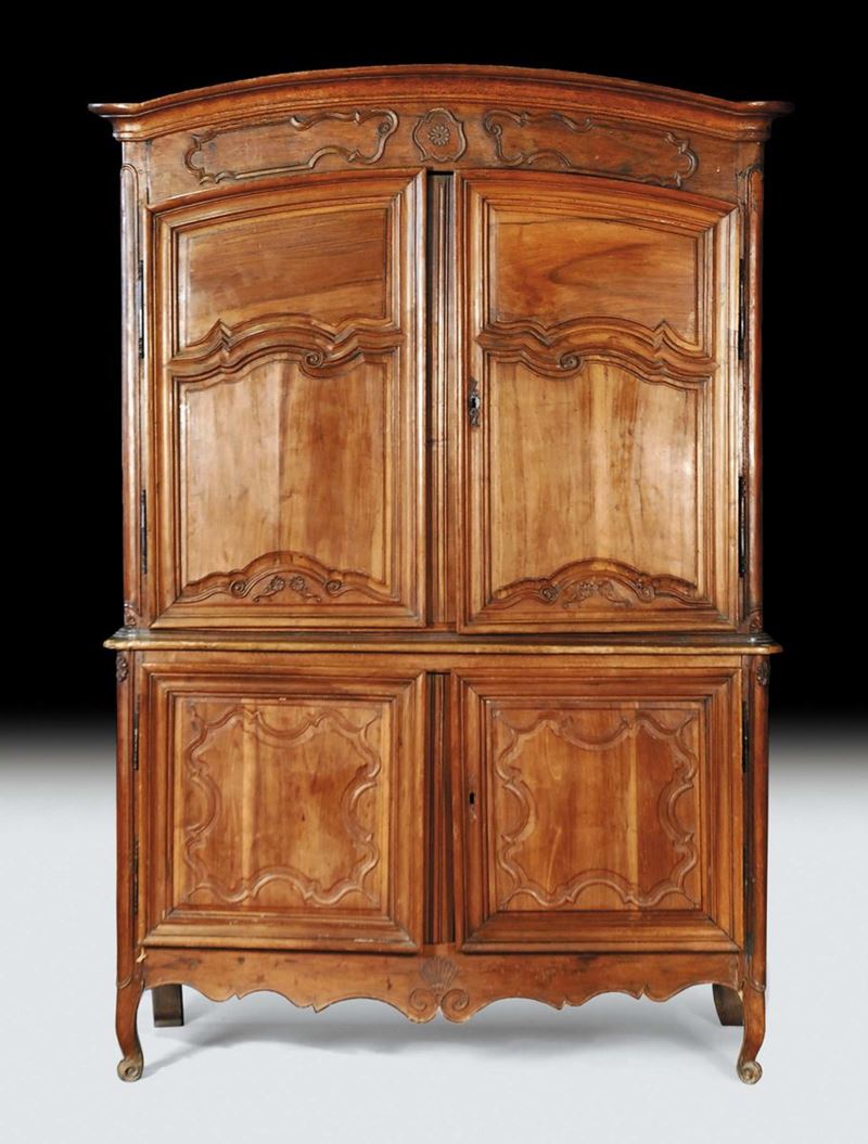 Credenza Provenzale a doppio corpo, XVIII secolo  - Auction Antiques and Old Masters - Cambi Casa d'Aste