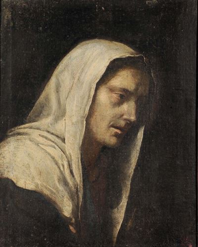 Scuola Genovese del XVIII Secolotesta Femminile