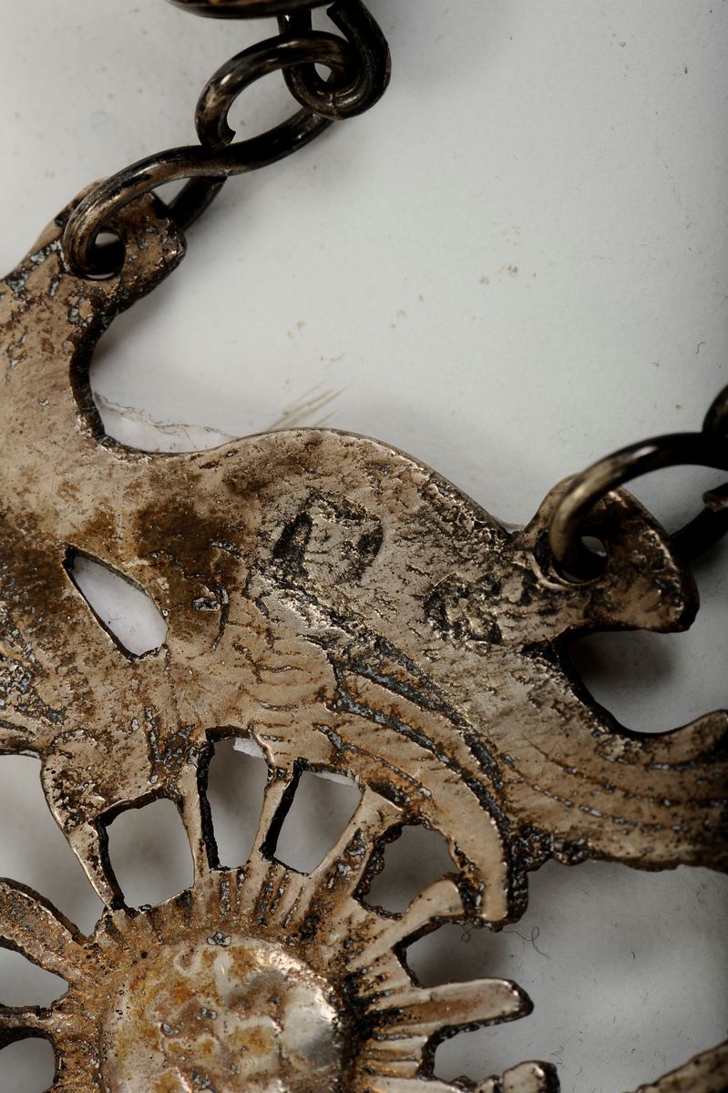 Coppia di Ornamenti da Culla Parzialmente in Argento, Italia XIX Secolo