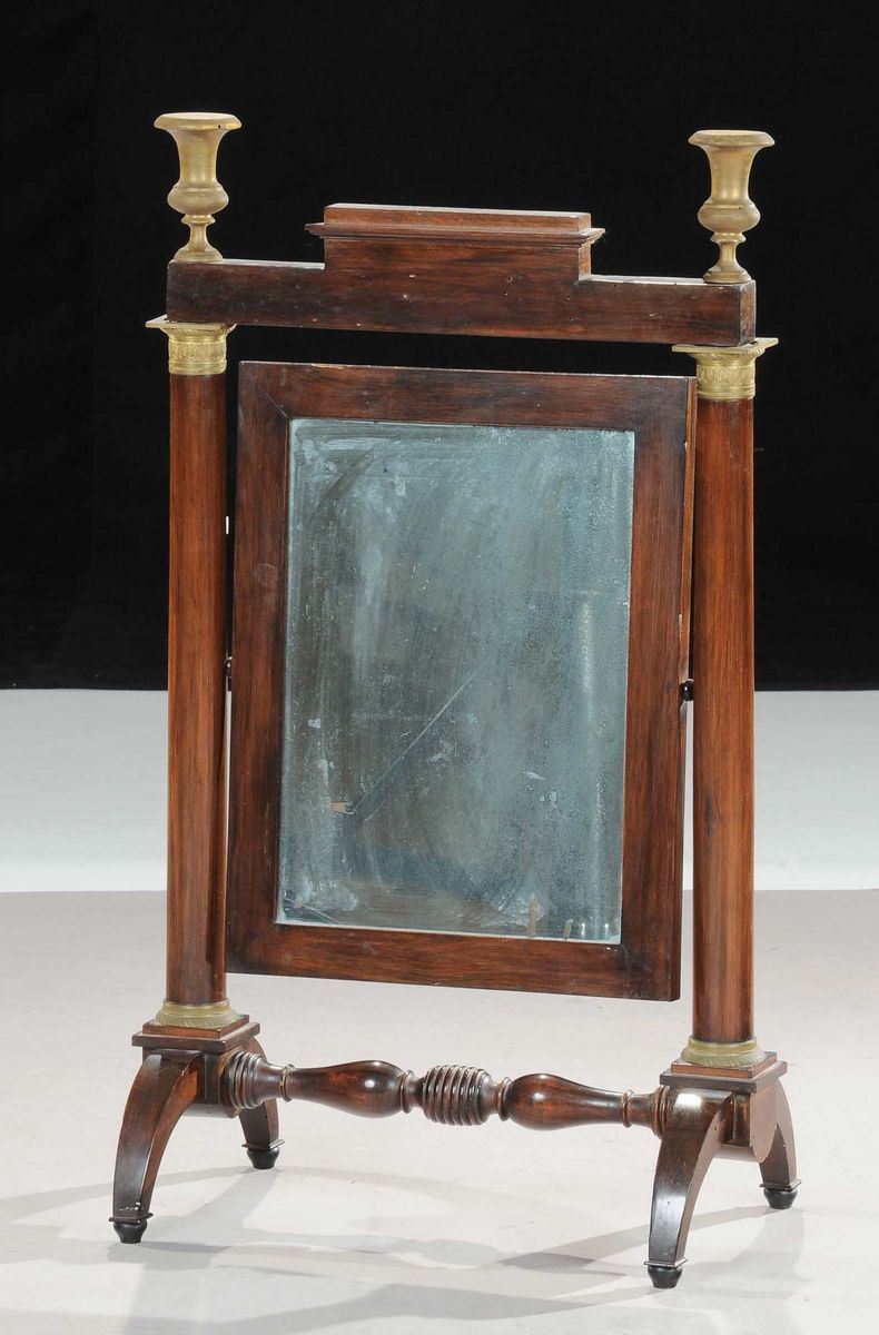 Piccola psiche Impero in noce, XIX secolo  - Auction Antiquariato e Dipinti Antichi - Cambi Casa d'Aste