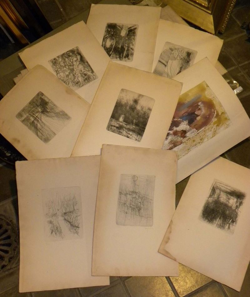 Cartella contenente stampe  - Asta Asta OnLine 4-2013 - Cambi Casa d'Aste