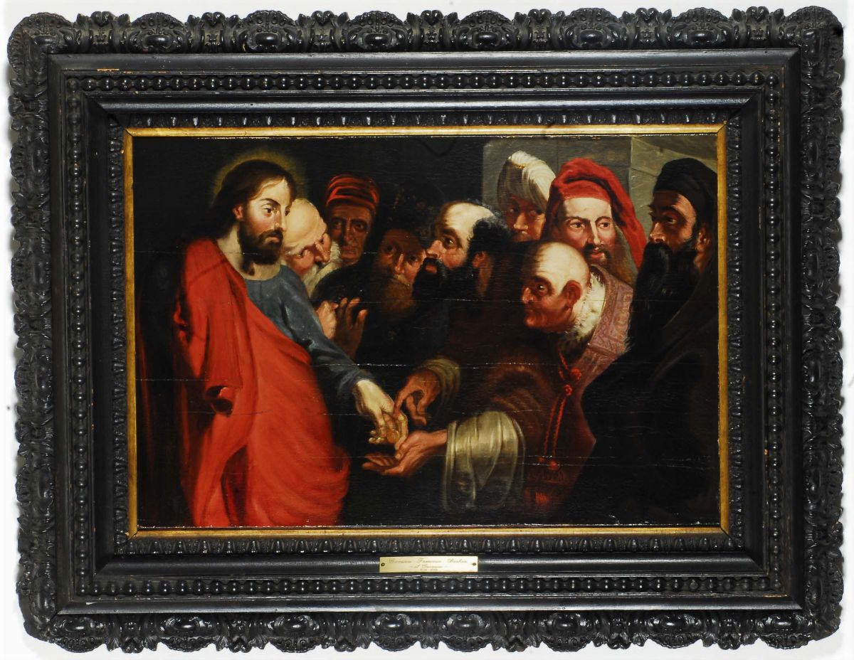 Scuola Italiana del XIX Secolo Tributo della Moneta