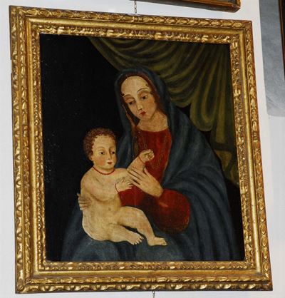 Scuola del XIX Secolo Madonna con Bambino