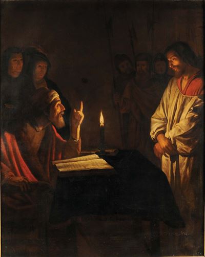 Gerrit Van Honthorst (1590-1656), Bottega Dicristo Davanti a Caifa