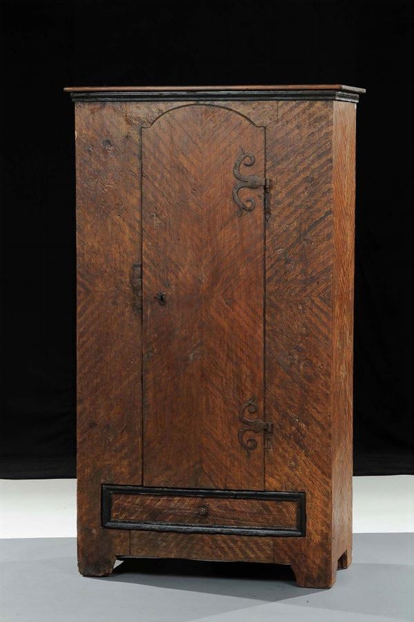 Armadietto rustico ad un anta, XIX secolo