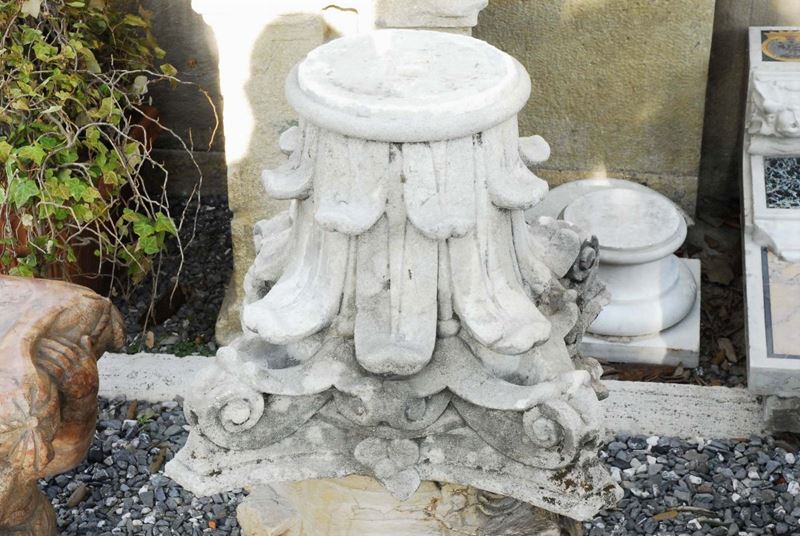 Capitello in marmo  - Asta Antiquariato e Dipinti Antichi - Cambi Casa d'Aste