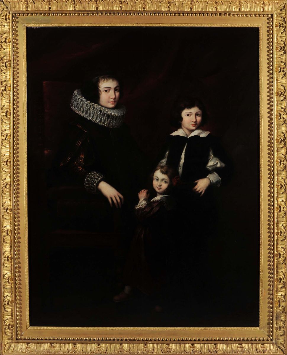 Scuola Genovese del XVIII Secoloritratto di Famiglia
