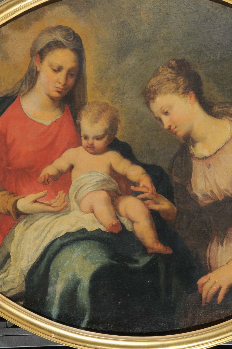 Stefano Magnasco (1635-1665)matrimonio Mistico di Santa Caterina