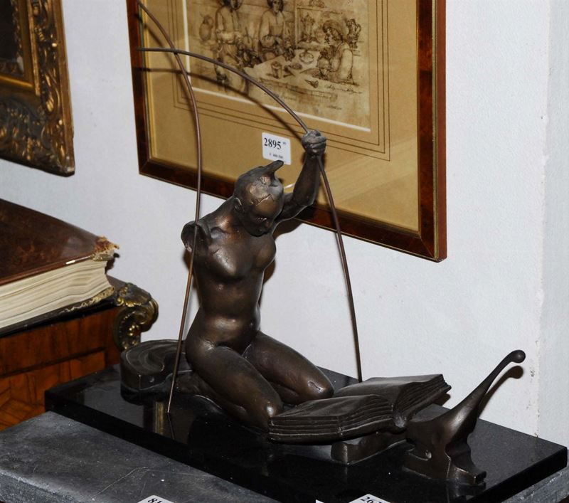 Ugo Attardi (1923-2006) Senza titolo  - Asta Antiquariato, Argenti e Dipinti Antichi - Cambi Casa d'Aste