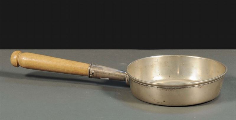 Scalda salse in argento, Torino XIX secolo  - Asta Antiquariato, Argenti e Dipinti Antichi - Cambi Casa d'Aste