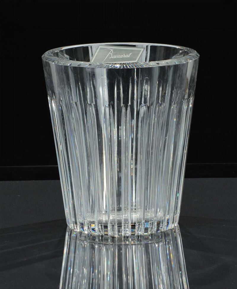 Vaso in cristallo Baccarat, XX secolo  - Auction Antiquariato e Dipinti Antichi - Cambi Casa d'Aste