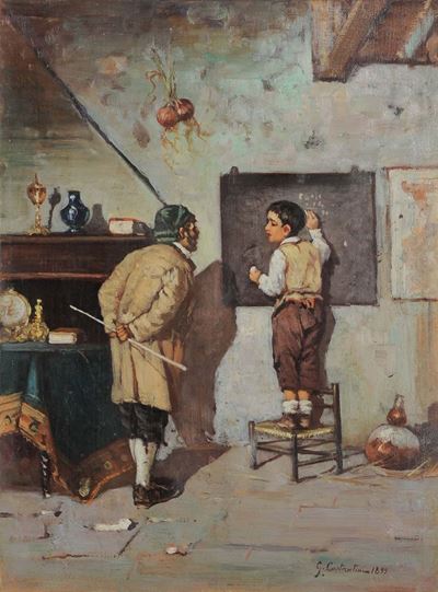Giovanni Costantini, Attirbuito Amaestro con Allievo