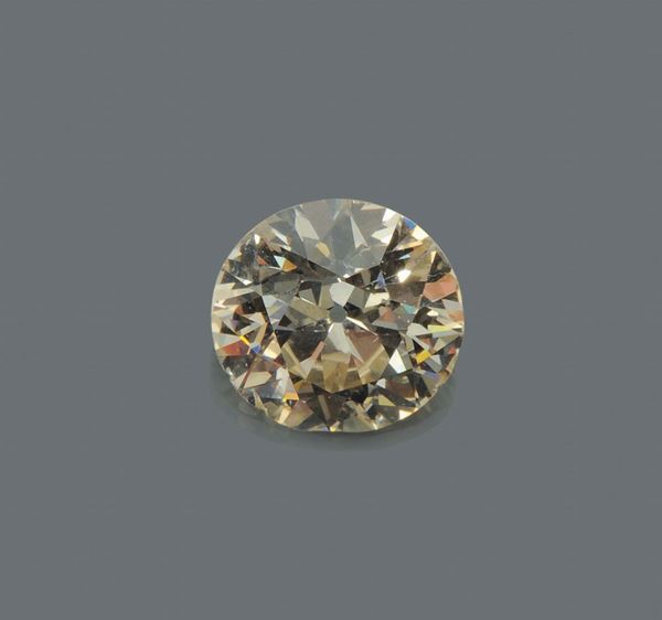 Diamante di vecchio taglio di ct 4,09. Verifica gemmologica R.A.G. Torino