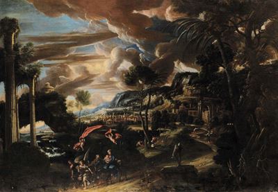 Scuola Emiliana del XVII Secolofuga in Egitto