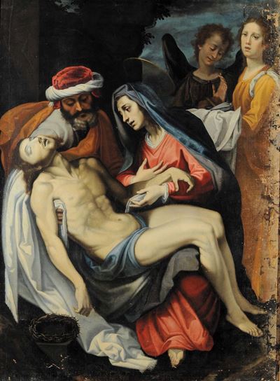 Santi di Tito (1536-1603), Attribuito Apietˆ