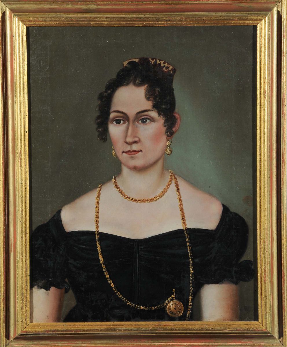 Scuola del XIX Secoloritratto di Gentildonna