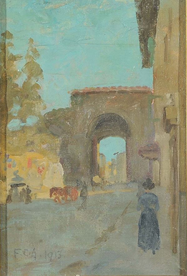 Franklyn Andevordet Porta di cittˆ, 1913