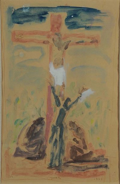 Gianni Vagnetti (1898-1956)crocefissione, 1943