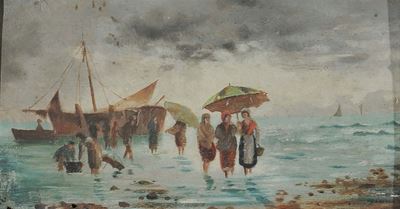 Ferruccio Rontini (1893-1964)sulla Spiaggia