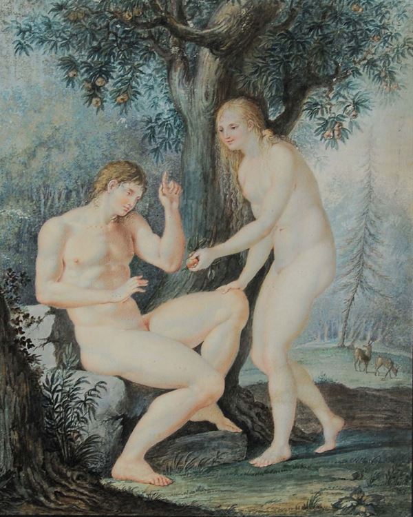 Scuola Italiana dellÕinizio del XIX secolo Adamo ed Eva