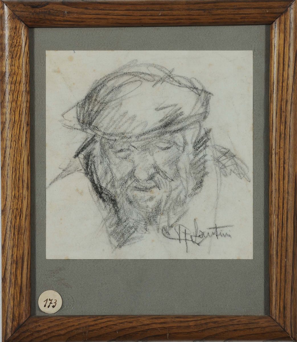 Renato Santini (1912-1995)testa D’uomo