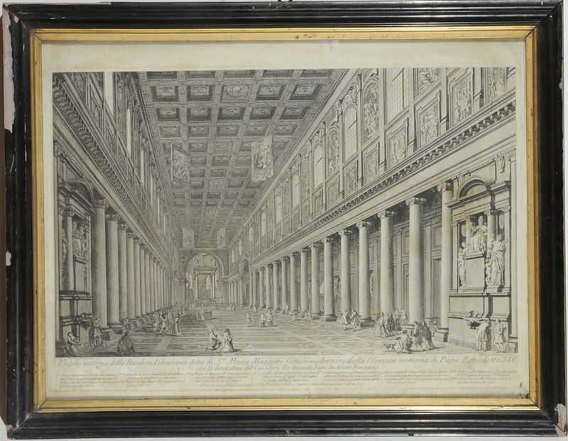 Francesco Panini (1745-1812), copia da Santa Maria Maggiore  - Auction OnLine Auction 4-2013 - Cambi Casa d'Aste