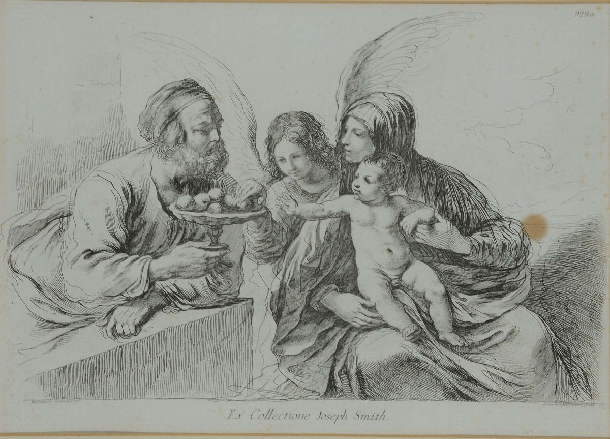 Lotto di Sei Incisioni da Guercinio e Guido Reni, XIX Secolo