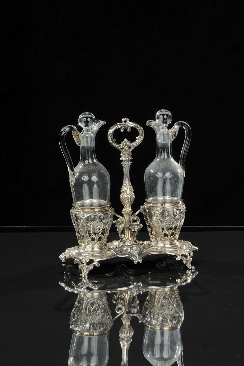 Oliera in stile Barocco in ar  - Asta Gioielli, Argenti ed Orologi Antichi e Contemporanei - Cambi Casa d'Aste