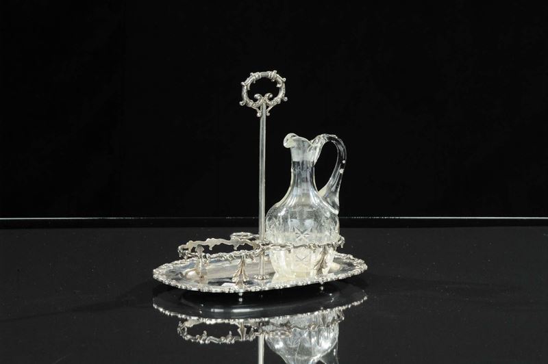 Oliera in stile Barocchetto in argento sbalzato  - Auction Silver, Clocks and Jewels - Cambi Casa d'Aste