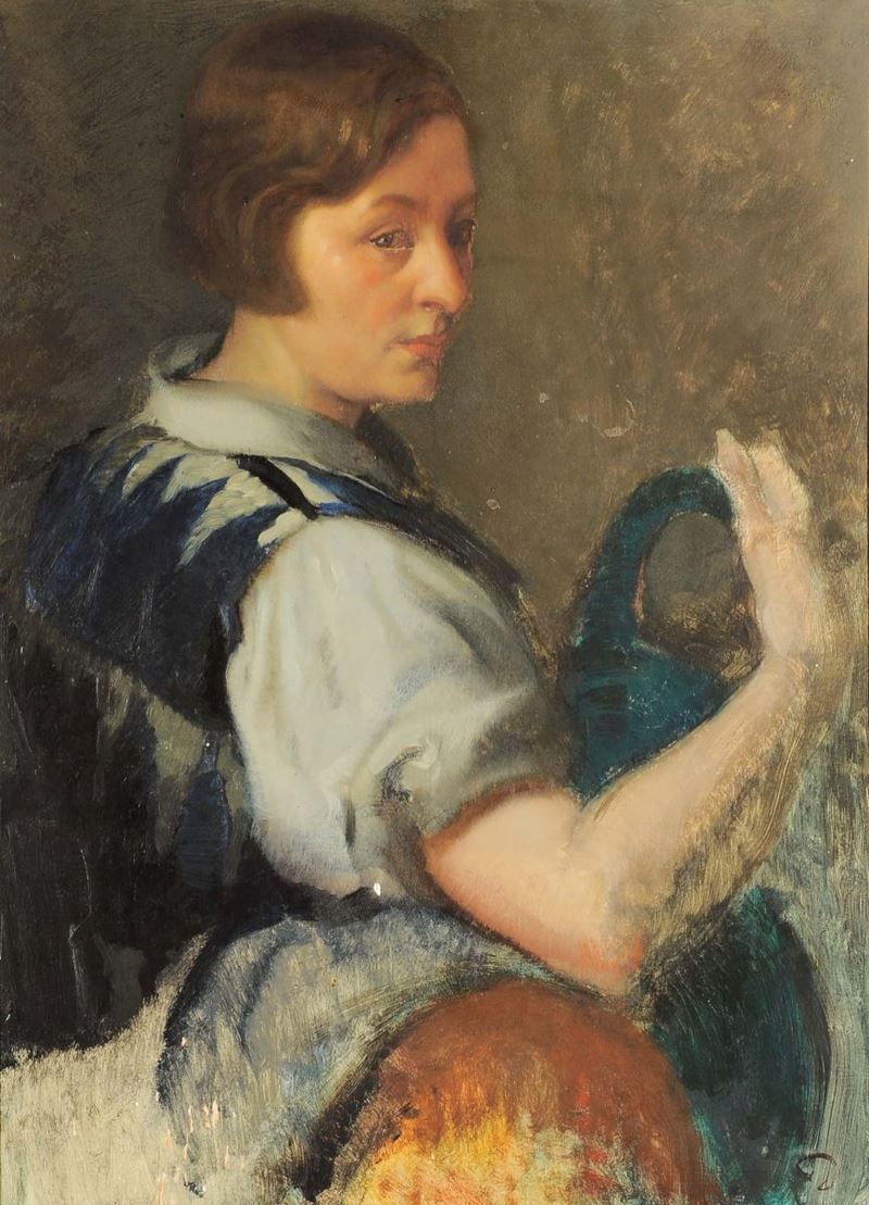 Pietro Dodero (1882-1967) Figura femminile  - Auction Antiquariato e Dipinti Antichi - Cambi Casa d'Aste