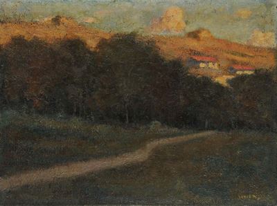 Adolfo Levier (1873-1953)veduta Campestre
