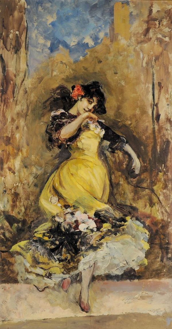Pavel Alexandrovich Svedomskij (1849-1904) Ballerina spagnola