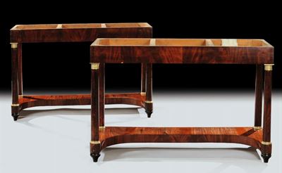 Coppia di Console Impero, XIX Secolo