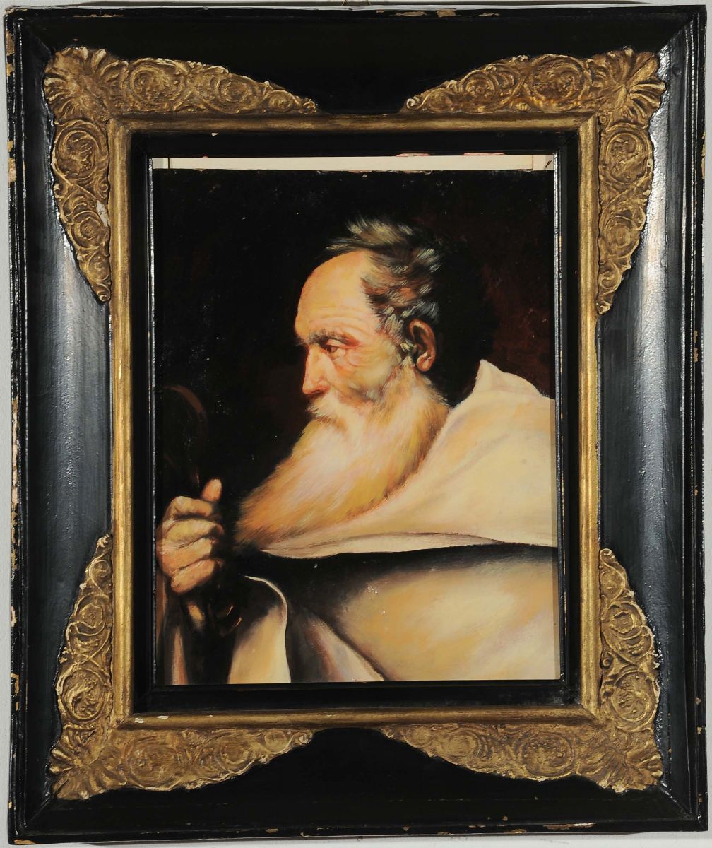 Anonimo del XX Secoloritratto di Vecchio con Barba