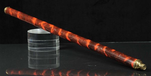 Cannocchiale in legno e ottone