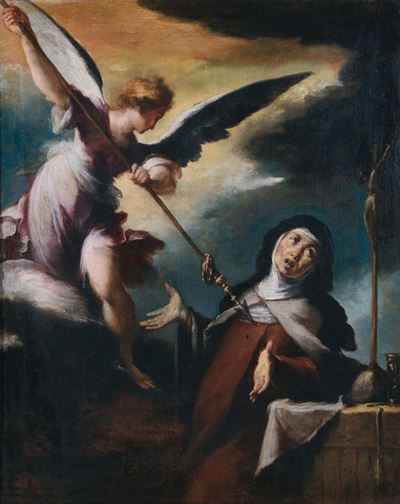 Bernardo Strozzi (genova 1581 - Venezia 1644)estasi di Santa Teresa