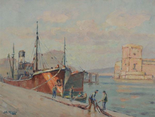 N. Rossi Veduta di porto