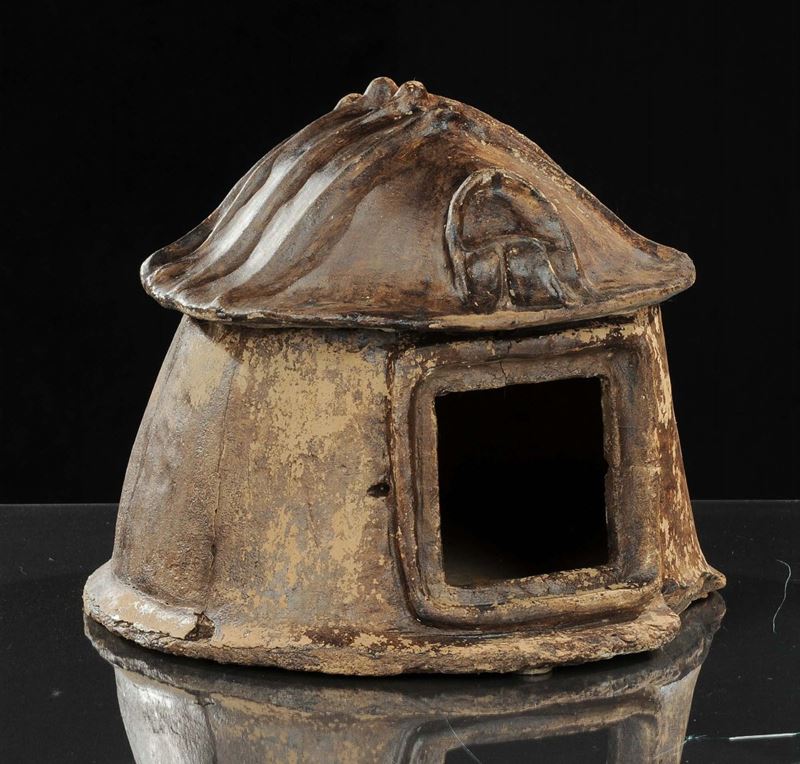 Urnetta in terracotta  - Auction Antiquariato, Argenti e Dipinti Antichi - Cambi Casa d'Aste