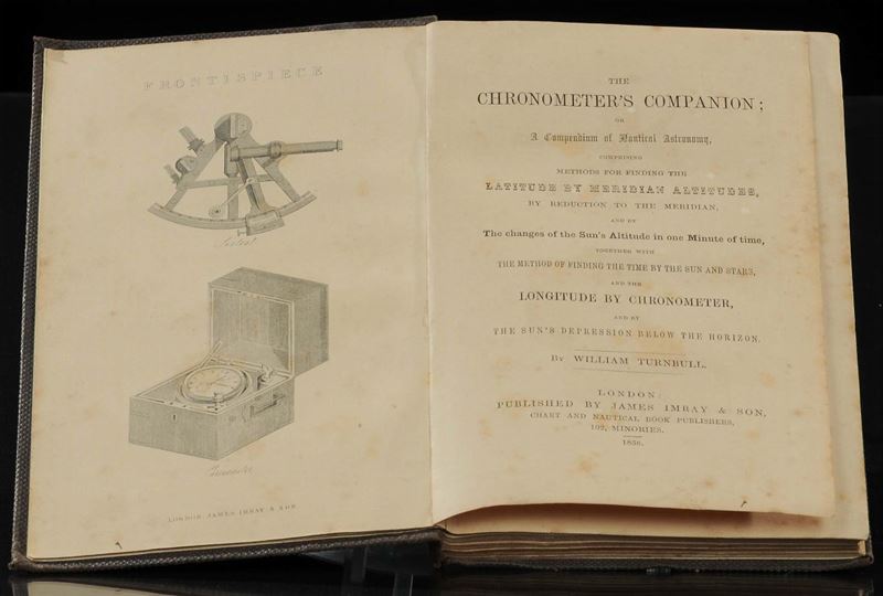 The Chronometer's Companion, London James Imbay 1856  - Asta Arte Marinara e Strumenti Scientifici - II - Cambi Casa d'Aste
