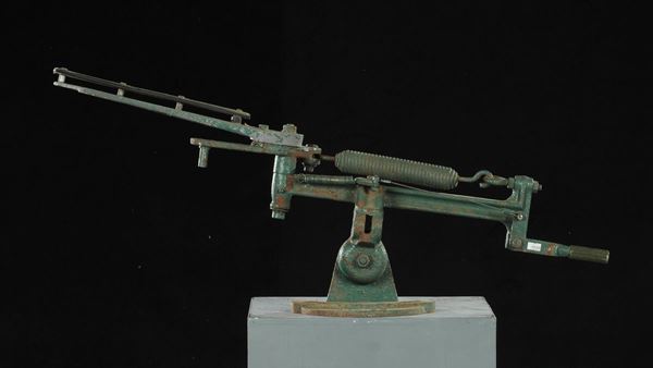 Macchina lancia piattelli in dotazione ai transatlantici della Società Italia