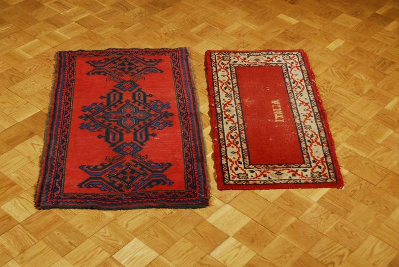 Tappeto meccanico e tappeto anatolico, XX secolo  - Auction OnLine Auction 03-2012 - Cambi Casa d'Aste