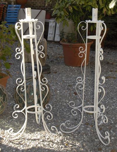 Coppia di Candelieri in Ferro