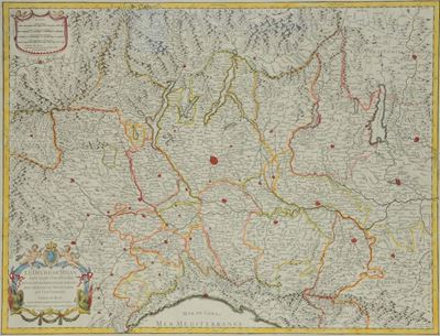 Alexis Hubert Jaillot (1632-1712)il Ducato di Milano, 1734