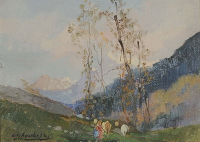 Cesare Gheduzzi (1894-1944)ritorno dal Pascolo