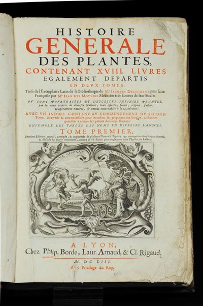 Dalechamp, J.histoire Generale Des Plantes..