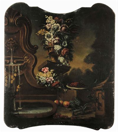 Scuola del XIX Secolonature Morte con Fiori
