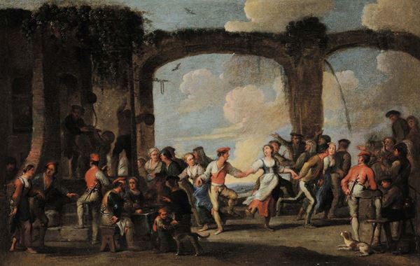 Cornelio de Wael (1592-1667) Danza paesana