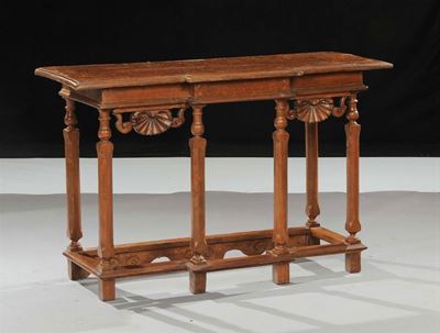 Console Rustica in Noce
