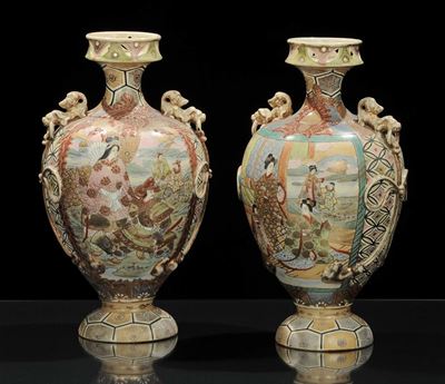 Coppia di Vasi in Ceramica
