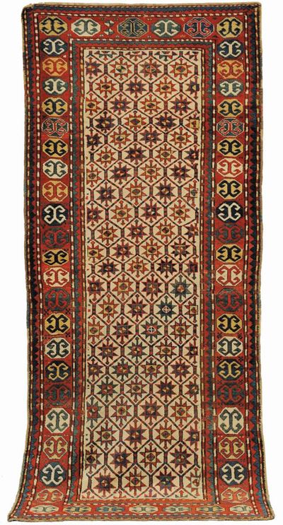 Tappeto Caucasico Kasak, XIX Secolo